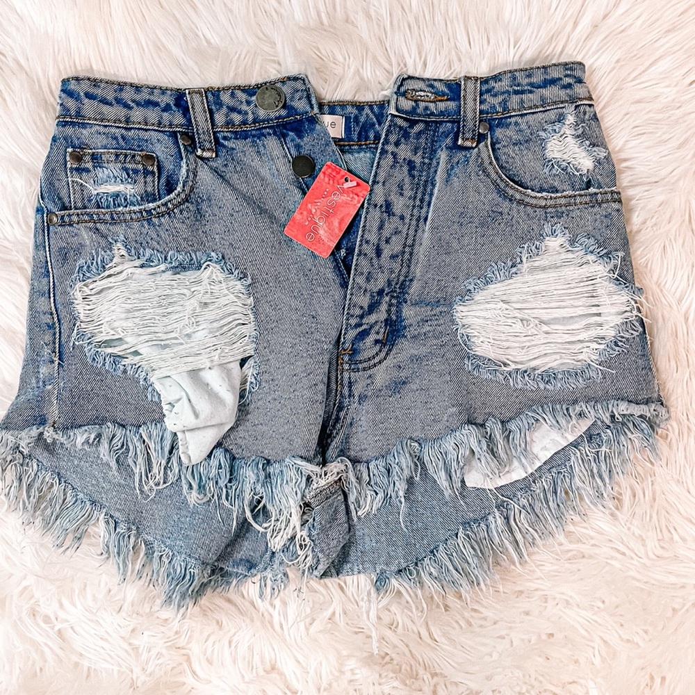 Trendy Jean Shorts! New with Tags!